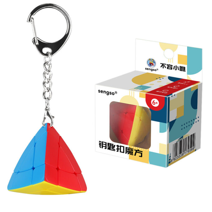 ShengShou Mini Jing Pyraminx KeyChain Cube