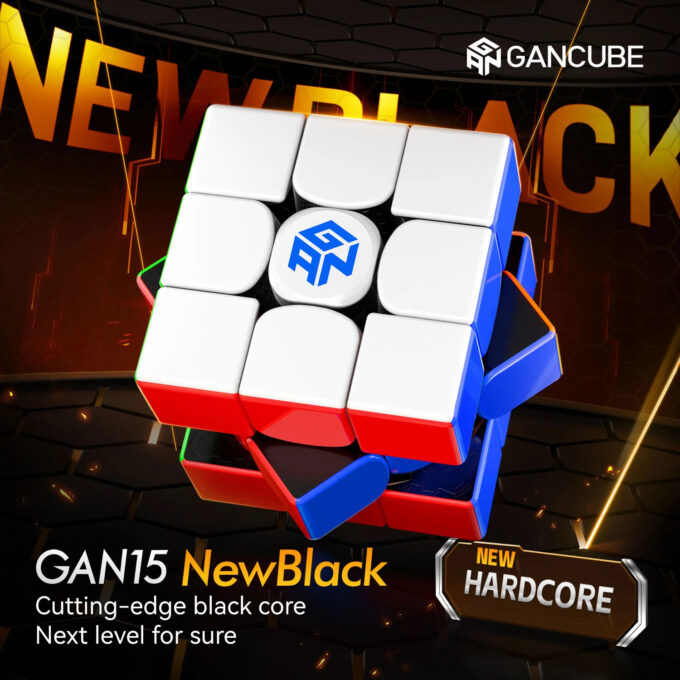 GAN 15 UV 3x3 New Black - Image 4