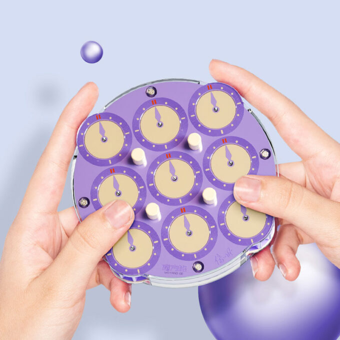 QiYi Magnetic Clock Lilac - Image 2